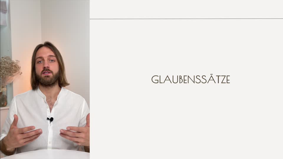 Originallektion: Pavel erklärt die Arbeit mit Glaubenssätzen
